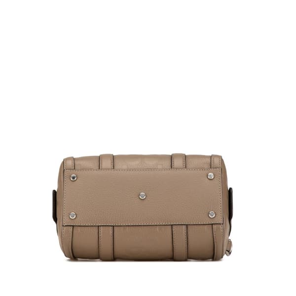 Pre-owned Gucci Mini Leather Jumbo GG Duffle Bag Brown