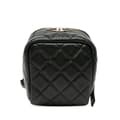Pikkukuva 3 / 8: Pre-owned Chanel Quilted Lambskin Cube Chain Wristlet Case Black