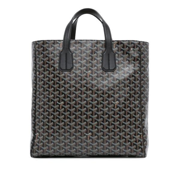 Pre-owned Goyard Goyardine Voltaire Black