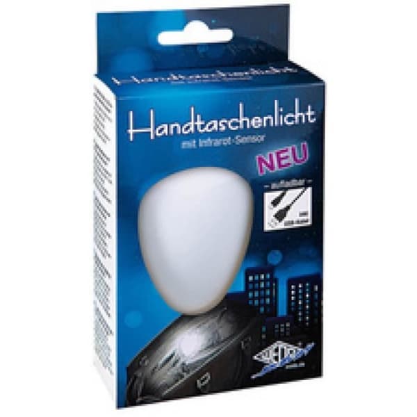 Uppladdningsbar LED-lampa - WEDO - Svart - 2 LED - Sensor - För handväska