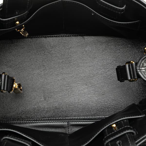 Pre-owned Prada Small Quilted Lambskin Satchel Black