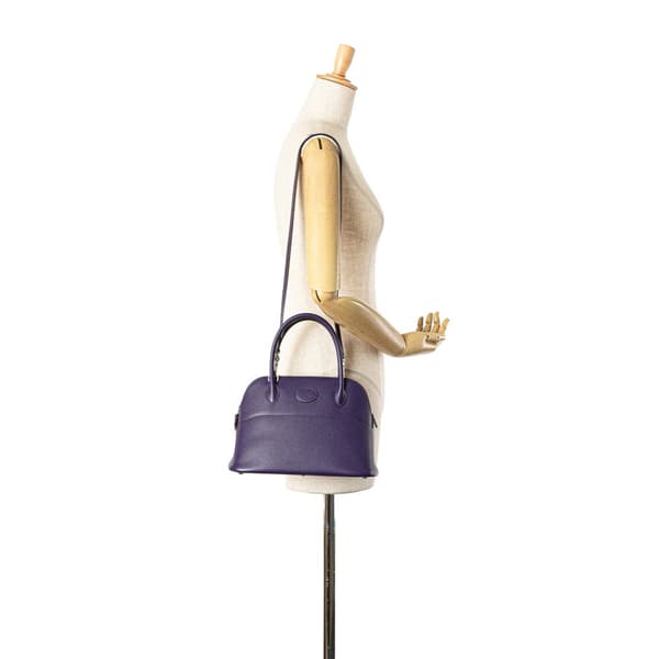 Pre-owned Hermès Epsom Bolide 27 Purple