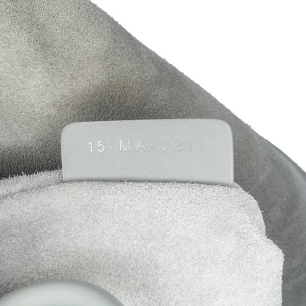 Pre-owned Dior Medium Lambskin Cannage Lady Dior Gray