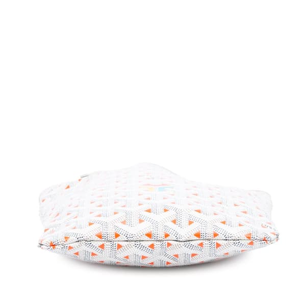 Pre-owned Goyard Goyardine Poitiers Claire Voie White