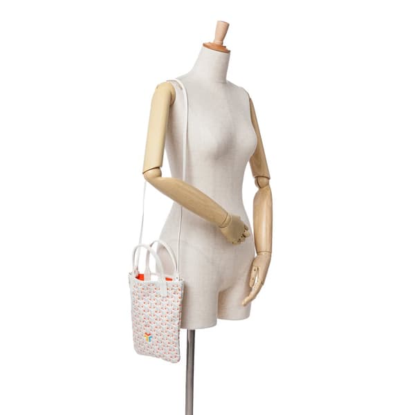 Pre-owned Goyard Goyardine Poitiers Claire Voie White