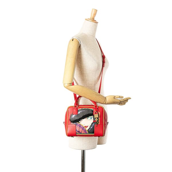 Pre-owned LOEWE Studio Ghibli Howl's Moving Castle Howl and Amazona 19 Red