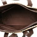 Miniatyrbild 4 av 7: Pre-owned Burberry Haymarket Check Canvas Handbag Brown