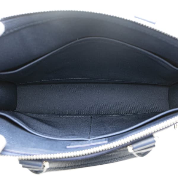 Pre-owned Louis Vuitton Monogram Ink Watercolor Sac Plat Zippe Blue