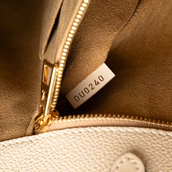 Pre-owned Louis Vuitton Monogram Empreinte Onthego GM White