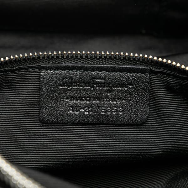 Pre-owned Ferragamo Leather Vara Satchel Black
