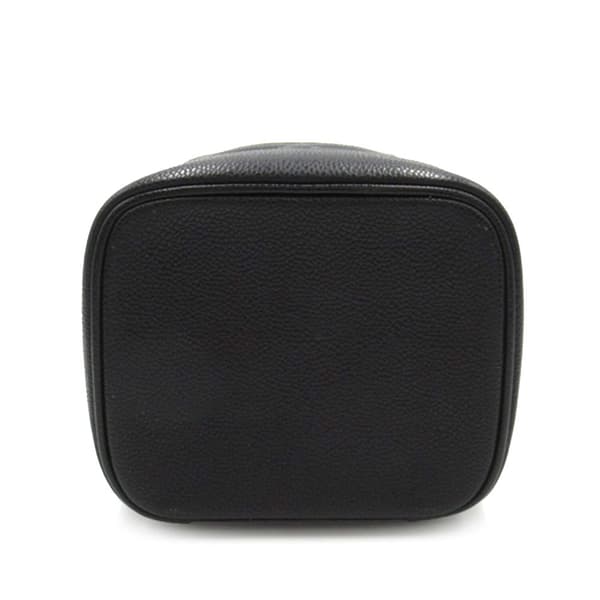 Pre-owned Chanel CC Caviar Vanity Case Black