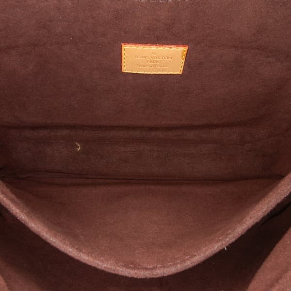Pre-owned Louis Vuitton Monogram Pochette Metis Brown