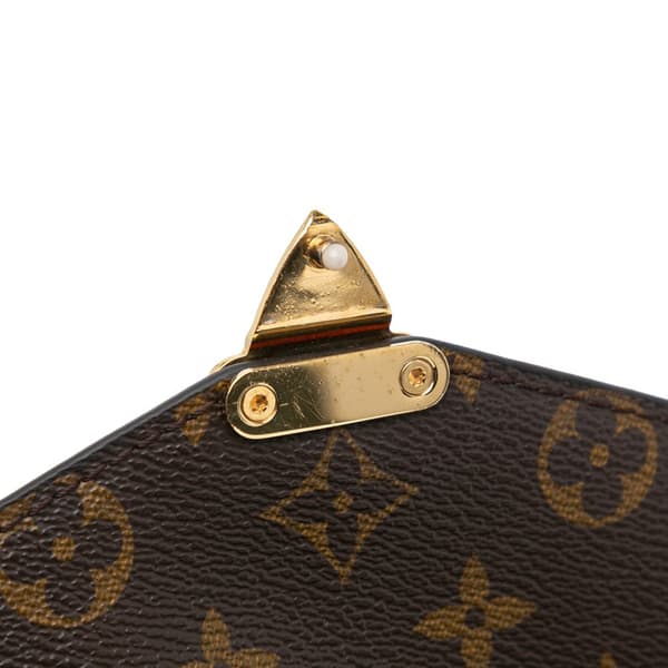 Pre-owned Louis Vuitton Monogram Pochette Metis Brown
