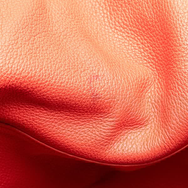 Pre-owned Hermès Clemence Lindy 34 Red