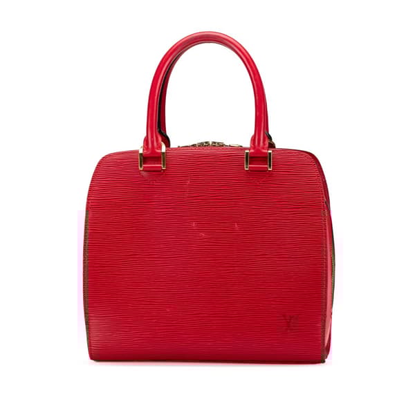 Pre-owned Louis Vuitton Epi Pont Neuf Red