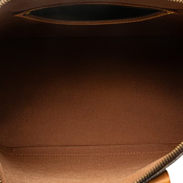 Pre-owned Louis Vuitton Monogram Alma PM Brown