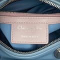 Pikkukuva 5 / 9: Pre-owned Dior Medium Tricolor Lambskin Cannage Lady Dior Red