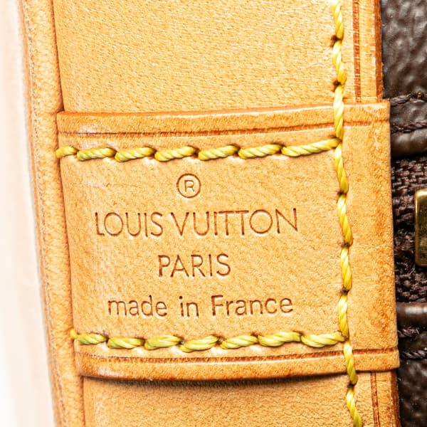 Pre-owned Louis Vuitton Monogram Alma PM Brown
