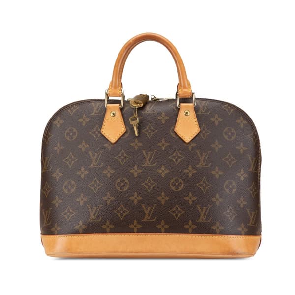 Pre-owned Louis Vuitton Monogram Alma PM Brown