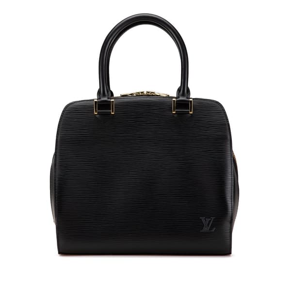 Pre-owned Louis Vuitton Epi Pont-Neuf PM Black