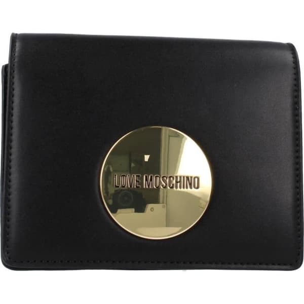 Handväska - LOVE MOSCHINO - Modell 125748 - Svart läder - Textilfoder - Sydd konstruktion