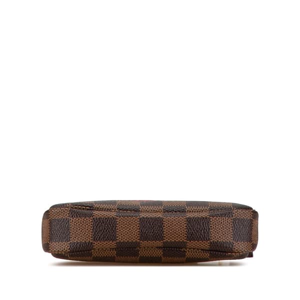 Pre-owned Louis Vuitton Damier Ebene Trunks and Bags Mini Pochette Accessoires Brown