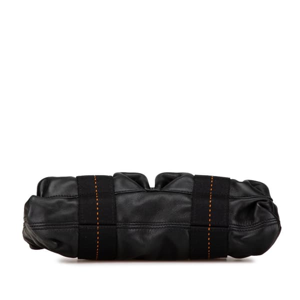 Pre-owned Hermès Swift Caravan Horizontal PM Black