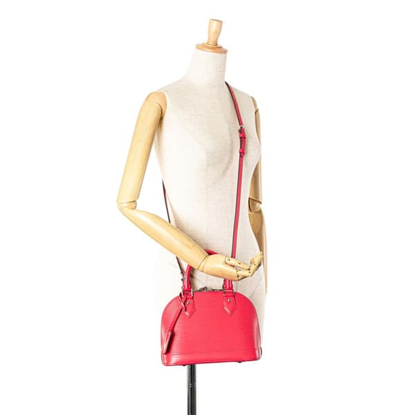 Pre-owned Louis Vuitton Epi Alma BB Red