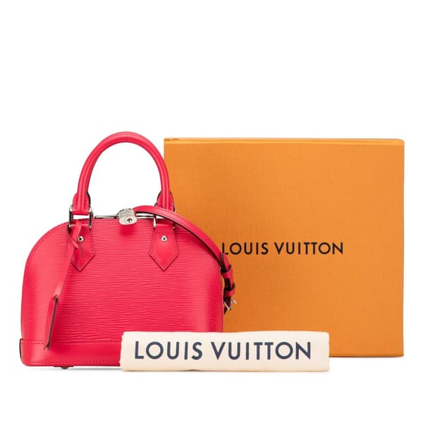 Pre-owned Louis Vuitton Epi Alma BB Red