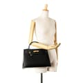 Miniatyrbillede 8 af 9: Pre-owned Hermès Box Calf Kelly Sellier 32 Black