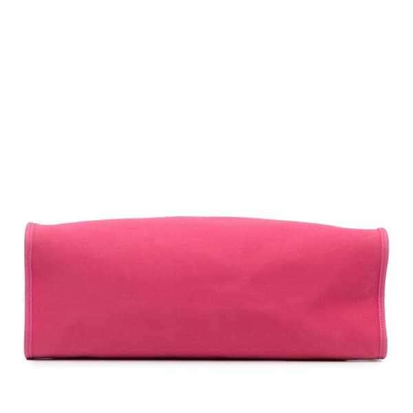 Pre-owned Hermès Toile Herbag Zip 39 Pink
