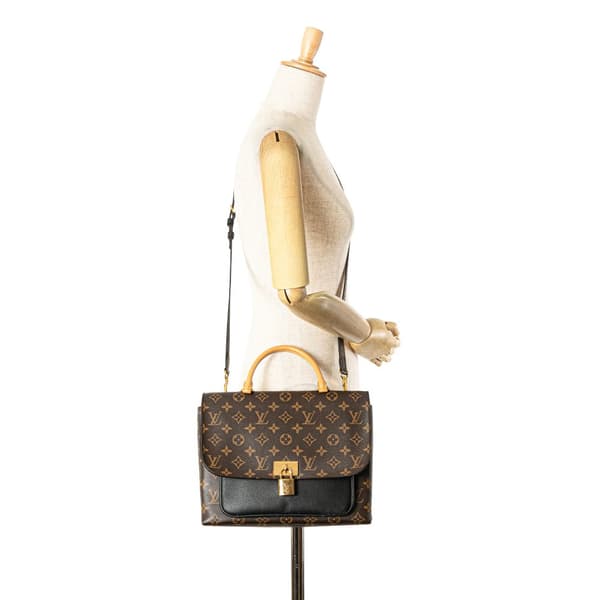 Pre-owned Louis Vuitton Monogram Marignan Brown