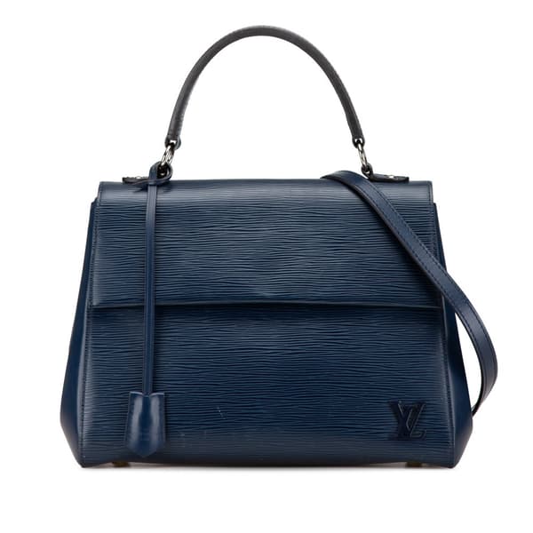 Pre-owned Louis Vuitton Epi Cluny MM Blue