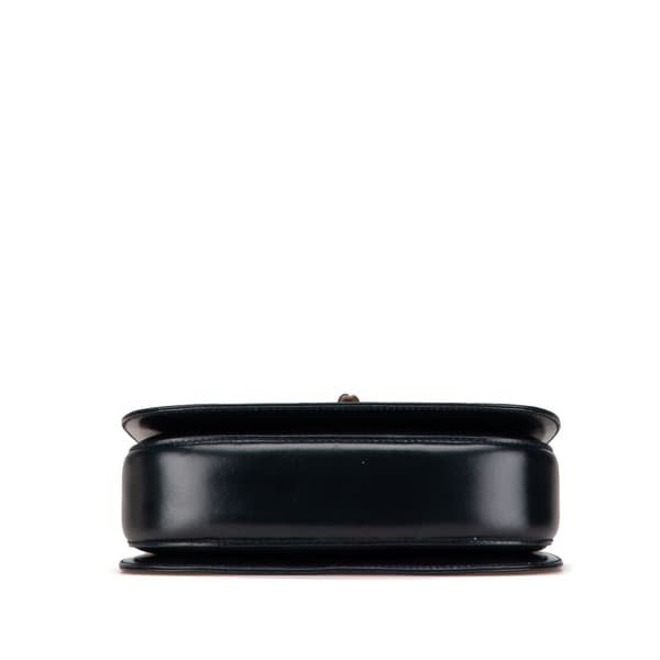Pre-owned Gucci Mini Calfskin Bamboo Night Black