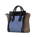 Pikkukuva 2 / 7: Pre-owned Celine Nano Tricolor Leather Luggage Tote Blue