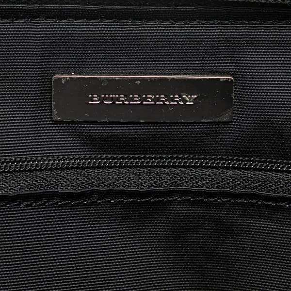 Pre-owned Burberry Nova Check Canvas Handbag Brown