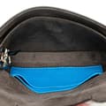 Miniatyrbild 4 av 7: Pre-owned Fendi Micro Leather Monster Baguette Satchel Blue