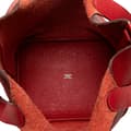 Miniatyrbillede 4 af 10: Pre-owned Hermès Clemence Picotin Lock 22 Red