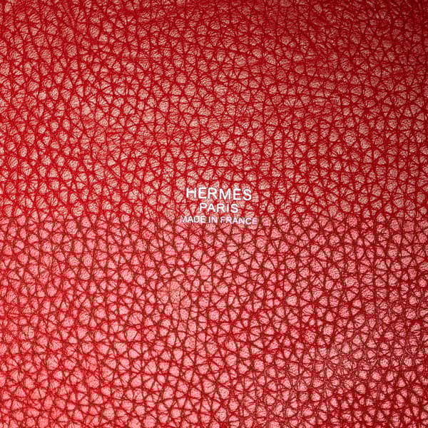Pre-owned Hermès Clemence Picotin Lock 22 Red