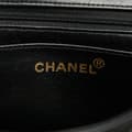 Miniatyrbild 5 av 10: Pre-owned Chanel Medium Lambskin Kelly Top Handle Bag Black