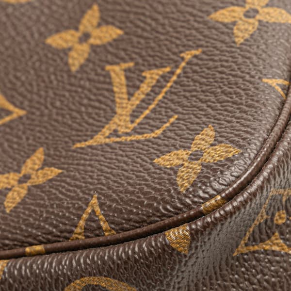 Pre-owned Louis Vuitton Monogram Mini Pochette Accessoires Brown