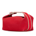 Pikkukuva 2 / 10: Pre-owned Hermès Small Toile Bride A Brac Red