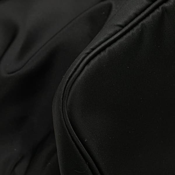 Pre-owned Prada Nappa Trimmed Tessuto Satchel Black