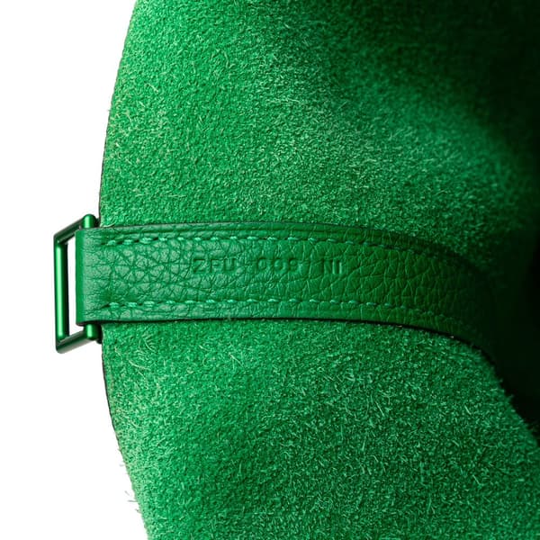 Pre-owned Hermès Clemence Picotin Lock 18 Green