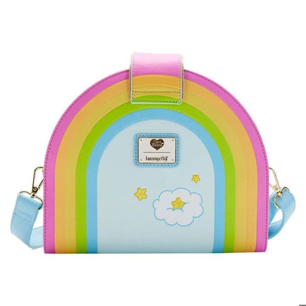 Sac bandoulière - Loungefly - Care Bears Rainbow Swing - Multicolor - Zippad - Flicka