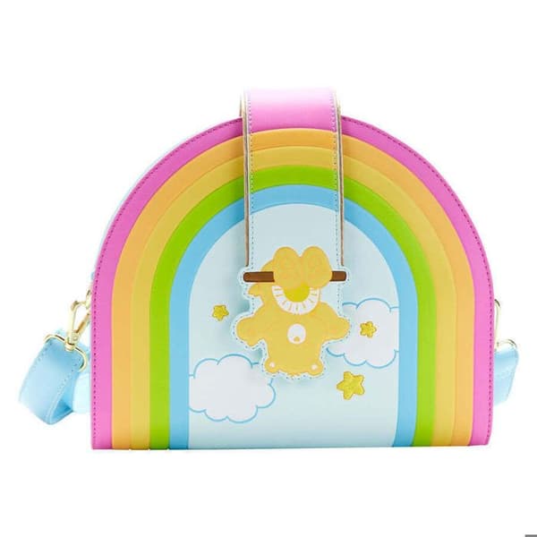 Sac bandoulière - Loungefly - Care Bears Rainbow Swing - Multicolor - Zippad - Flicka
