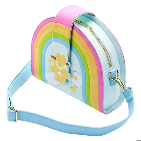 Sac bandoulière - Loungefly - Care Bears Rainbow Swing - Multicolor - Zippad - Flicka