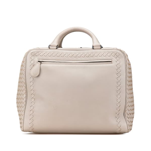 Pre-owned Bottega Veneta Nappa Intrecciato Handbag Brown