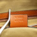 Miniatyrbilde 6 av 10: Pre-owned Gucci Large Canvas Web Satchel Brown