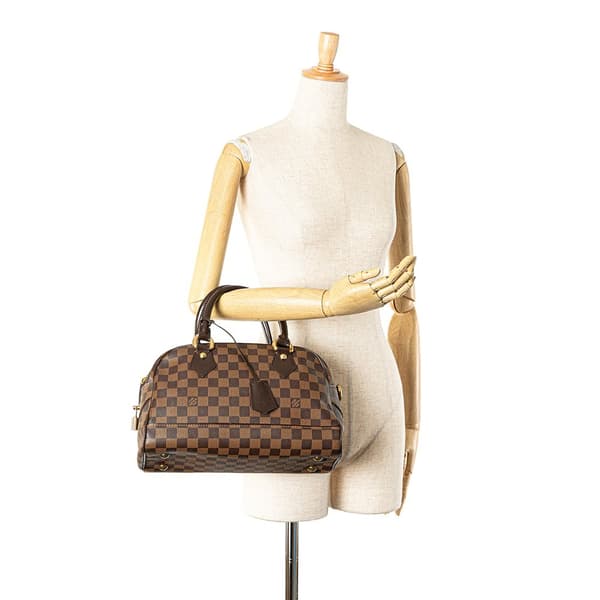 Pre-owned Louis Vuitton Damier Ebene Duomo Brown